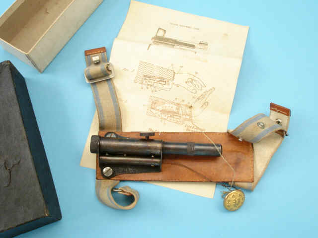 *Rare Boxed Patent Sleeve Pistol by E. Carlstrom, Chicago
