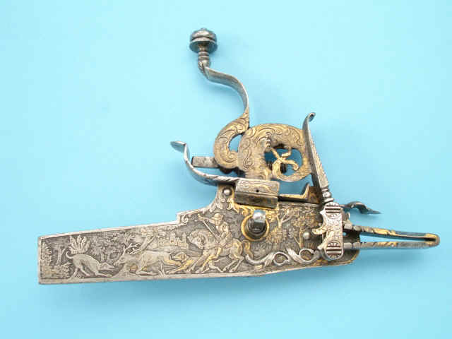 Rare 17th-Century Wheel Lock Mechanism for a Musket