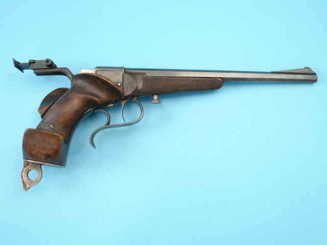 *German Model 300 Luna Single-Shot Target Pistol by E.F.B.