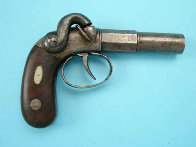 Rare Allen & Thurber Tube Hammer  Pocket Pistol