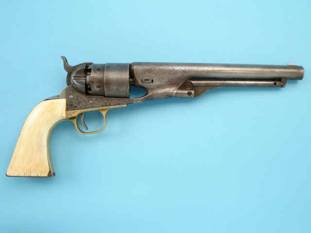 Factory-Engraved Colt Model 1860 Army Percussion Revolver