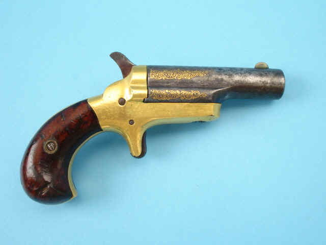 Scarce Gold-Inlaid London Colt Third Model Derringer