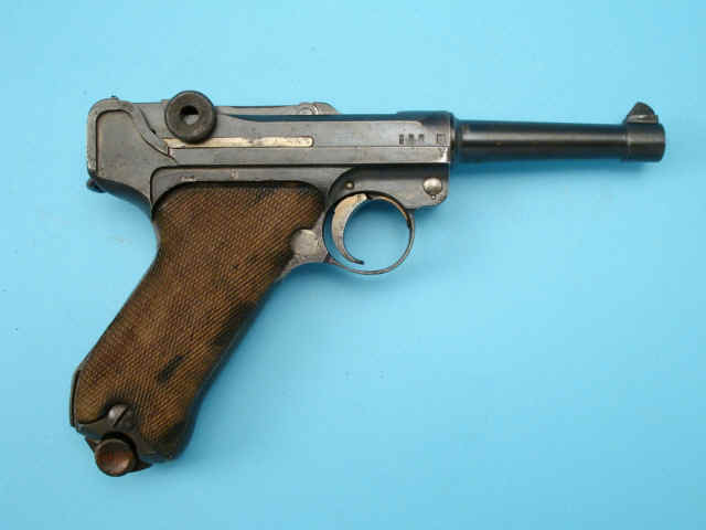 *German Erfurt Model P-08 Parabellum Semi-Automatic Pistol