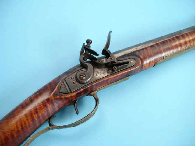 Flintlock Kentucky Rifle with Ketland Lock, circa 1820
