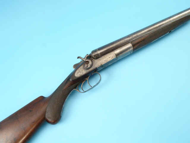 12 gauge Remington Model 1885-87 Double Barrel Hammer Shotgun