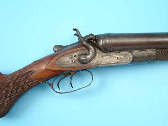 Rare 10 Gauge Winchester Model 1879 Match Grade Hammer Double Barrel Shotgun