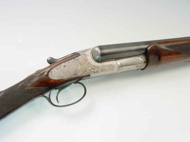 *L.C. Smith Side-by-Side Sidelock Double Barrel Shotgun, by Hunter Arms Co.