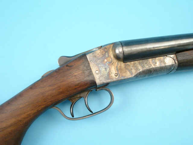 Double Barrel Hammerless Shotgun by Springfield Arms Company