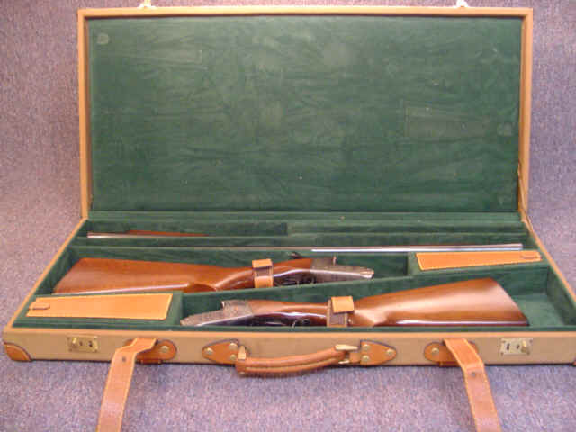 *Cased Set of Western Arms, Ithaca Gun Co. Boxlock Shotguns