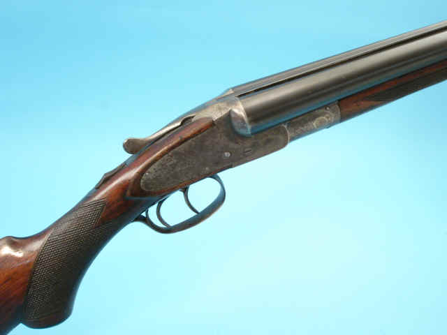 *Double Barrel Hammerless L.C. Smith Shotgun by Hunter Arms