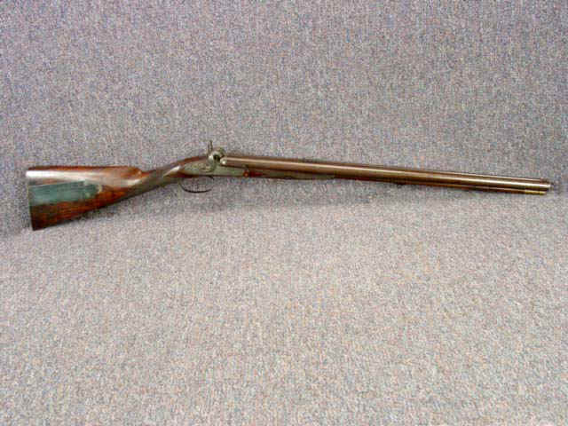 A Henry Holland Double Barrel Percussion Combination Sporting Rifle and Shotgun