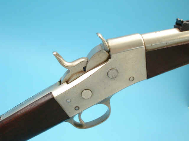 Rare Nickel-Plated Remington Rolling Block Light Baby Saddle Ring Carbine