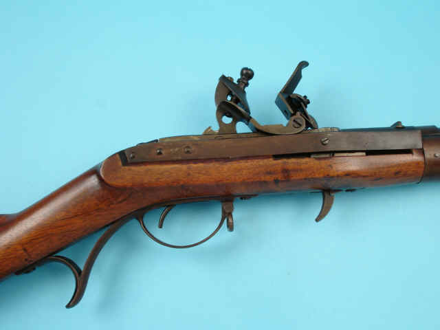 Rare and Exceptional U.S. Harpers Ferry Hall's Patent  Model 1819, Third Type Breechloading Flintlock Rifle, Dated 1838