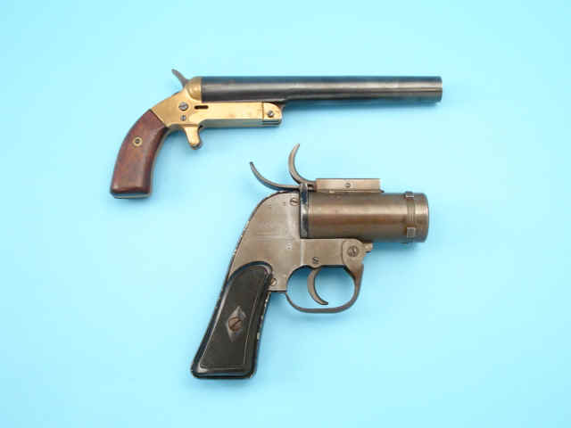Lot of Two Assorted Flare Pistols