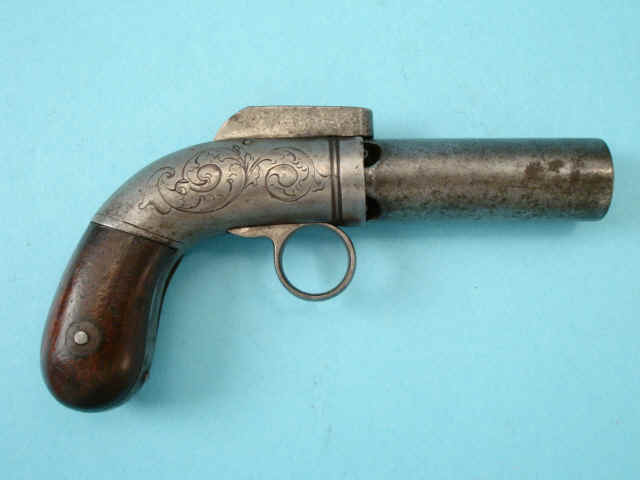 Rare Pecare & Smith Four Shot Ring Trigger Pepperbox with Low Serial Number