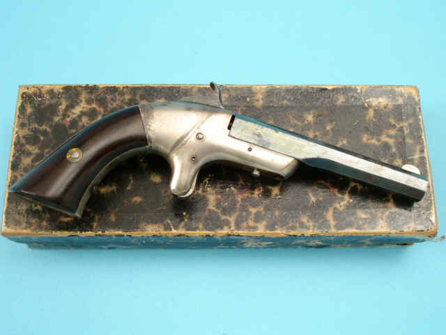Rare and Fine Boxed H.C. Lombard and Co. Single-shot Pocket Pistol