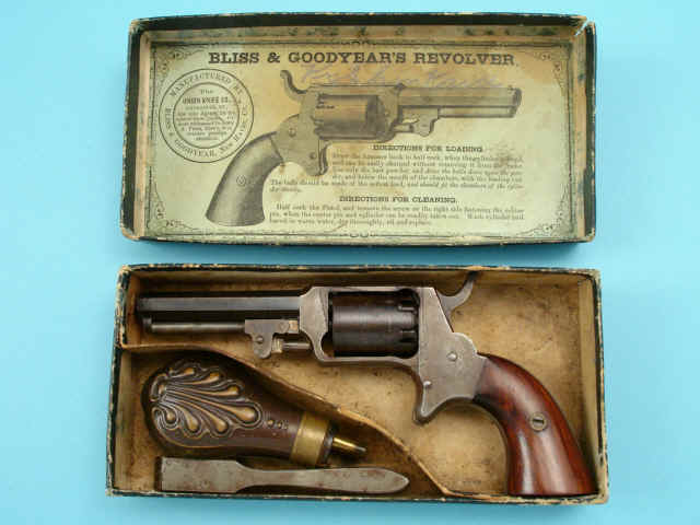Boxed Bliss & Goodyear Pocket Percussion Revolver