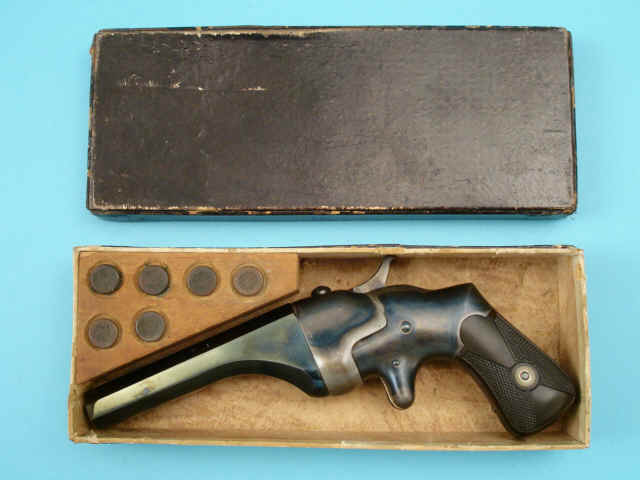 Rare Boxed Connecticut Arms & Mfg. Co. Single-Shot Hammond Bulldog Pistol