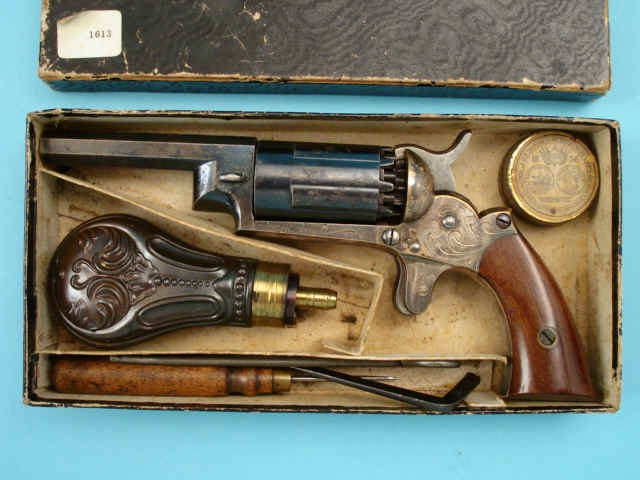 Rare Boxed Walch Pocket Model 10-Shot Revolver