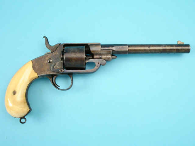 Rare National Arms Co. Single Action Teatfire Revolver, with Low Serial Number and Ivory Grips