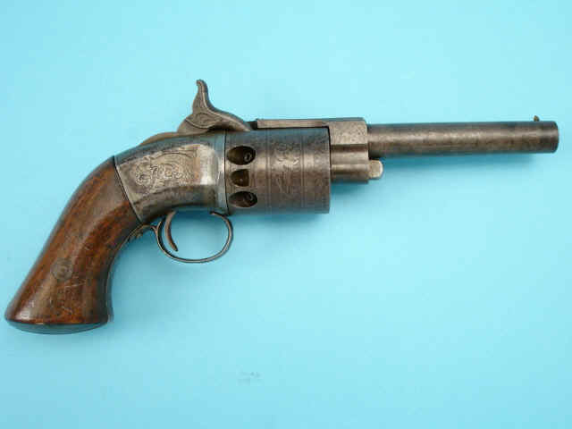 Rare Springfield Arms Co. Single Trigger Belt Model Revolver, Without Loading Lever
