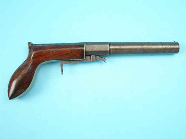 Rare Andrus & Osborn, Canton, Connecticut, Underhammer Percussion Single-Shot Pistol