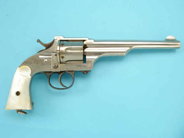 Merwin Hulbert & Co. Double Action Army Revolver with Pearl Grips and Square Butt