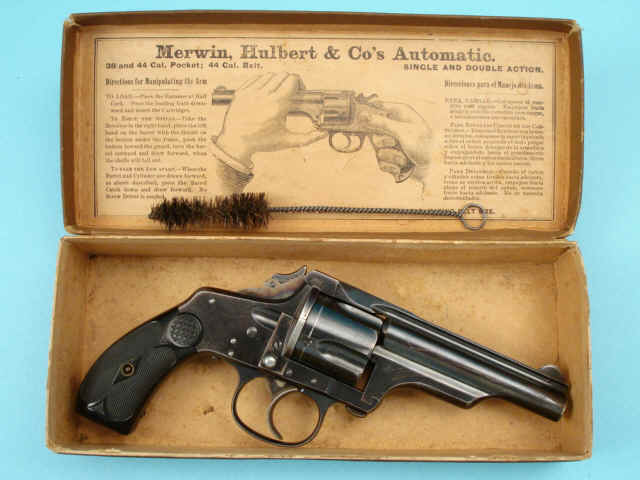 Rare Boxed Merwin Hulbert & Co. Double Action Pocket Revolver