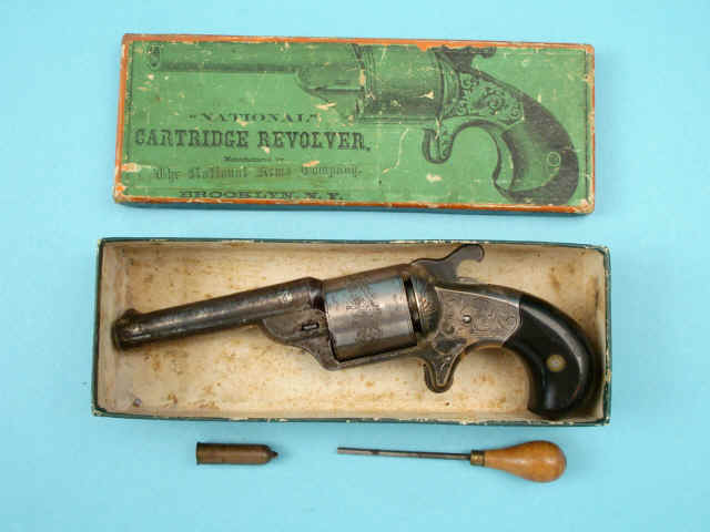 Fine Boxed National Firearms Co. Moore Teat Fire Revolver