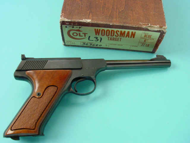 *Boxed Colt Woodsman Target Model Semi-Automatic Pistol