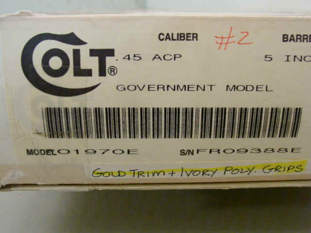 **Colt Mark IV Series 80 Government Model Semi-Automatic Pistol