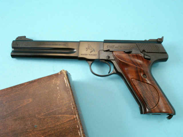 *Excellent Boxed Colt Woodsman Match Target .22 Automatic Pistol