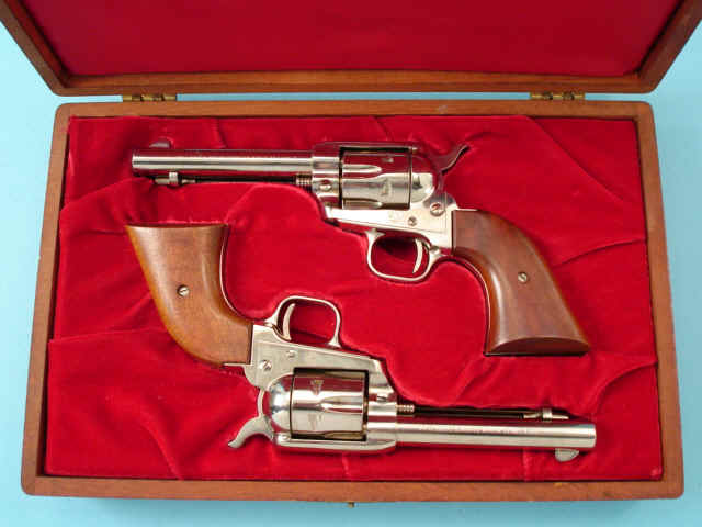 **Fine Cased and Matched Pair of Colt Frontier Scout .22 and .22 Magnum Single Action Revolvers