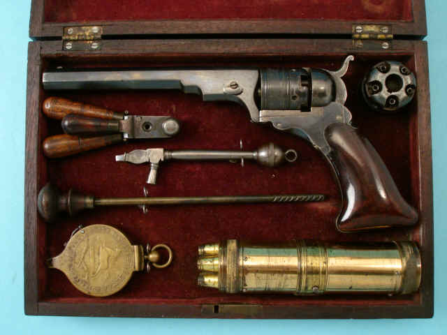 Exceptional Cased Colt No. 3 Paterson Belt Model Revolver with Accessories