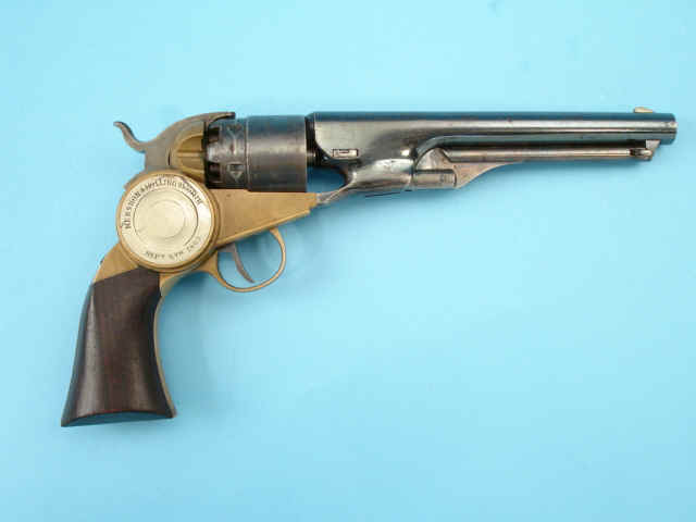 Rare Prototype Colt Model 1860 Army Percussion Revolver with Mershon & Hollingsworth Cocking Device