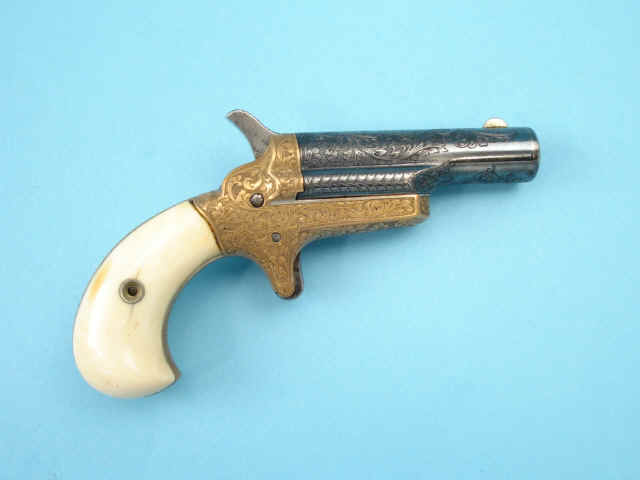 Exceptional Factory Engraved London Colt Third Model Derringer
