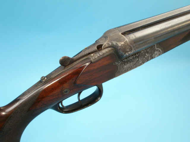 *12 Gauge by 8x57JR Unmarked Boxlock Drilling