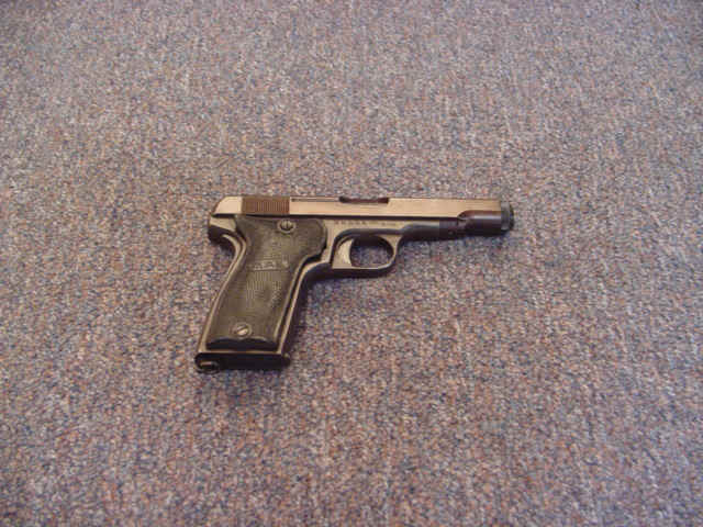 *French or Belgian Model D Semi-Automatic Pistol