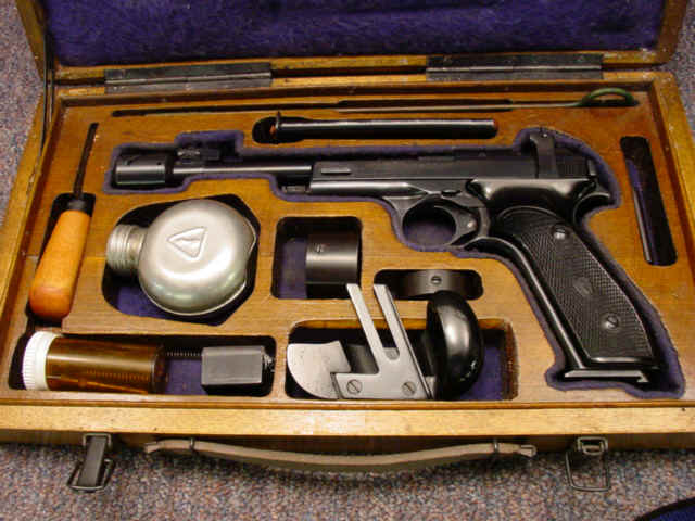 *Cased Soviet-Made Semi-Auto Competition Target Pistol with Accessories