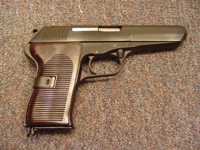 *CZ (Ceska Zbrojovka, Uhersky Brod, Czechoslovakia)  Model 52 Semi-Automatic Pistol with Holster