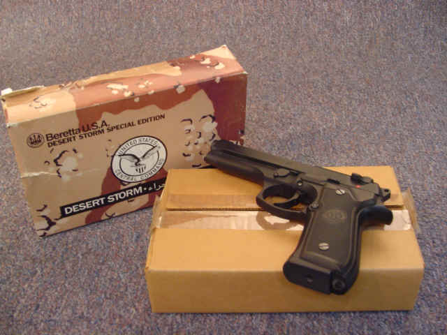 *Beretta Model 92F Desert Storm Special Edition Semi-Automatic Pistol, with Box and Papers