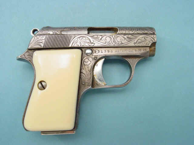 *Engraved Spanish Astra Semi-Automatic Pocket Pistol