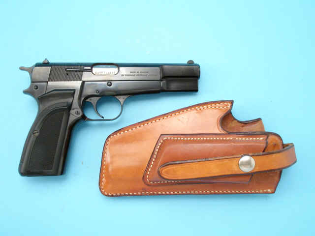 **Belgian Browning FN High-Power Semi-Automatic Pistol with Holster