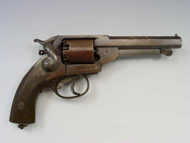 British Kerr's Patent Double Action Percussion Revolver by London Armoury Co.