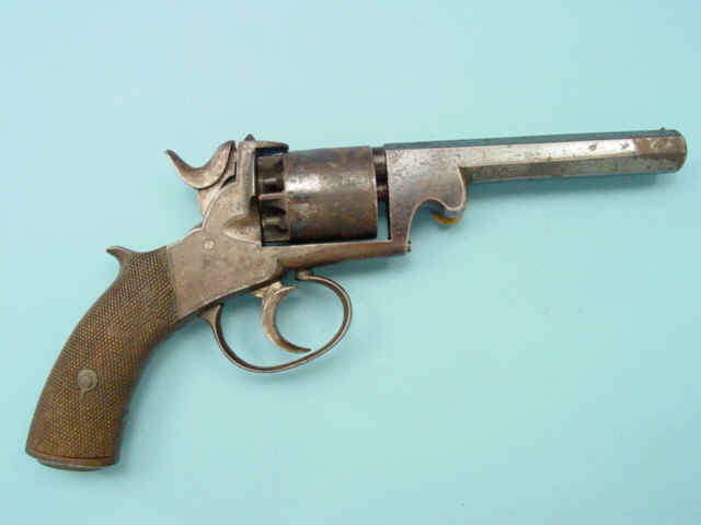 British Double Action Percussion Revolver by A. Sommerville & Co.
