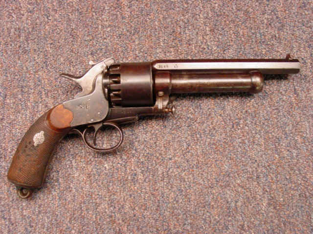 Rare Second Model LeMat Percussion 10-Shot Revolver of Paris Manufacture, c. 1864-65