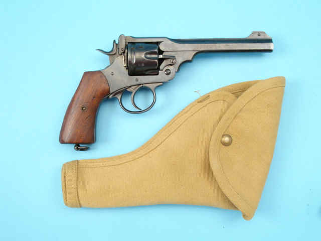 *Webley Mark VI Double Action Revolver together with Web Holster