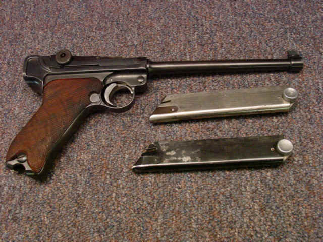 *German Made Model 1920 Commercial Luger Semi-Auto Pistol, with Extra Magazine