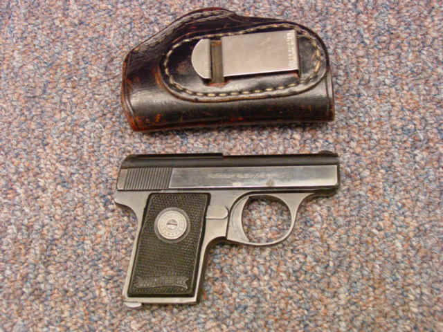 *Walther Model 9 Semi-Auto Pistol, with Holster