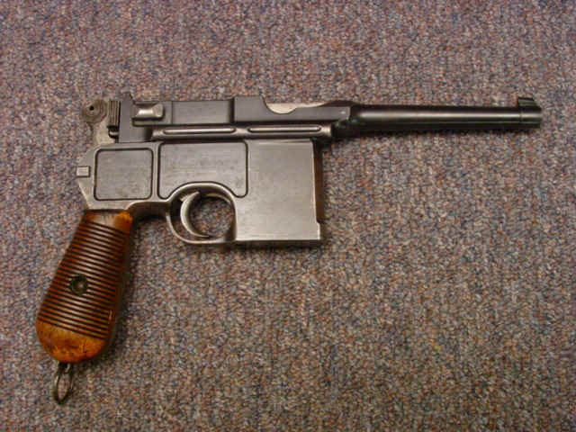 *Mauser Cone Hammer Fixed Sight C-96 Broomhandle Pistol